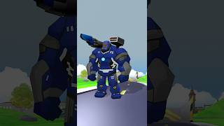 Giga Jack becomes Iron Man Blue  Dude Theft Wars  Abequ Gaming [upl. by Cloutman]