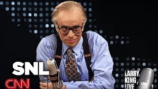 Larry King Live J K Rowling on Dumbledores Sexuality  SNL [upl. by Longley]