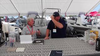 Al Ammerman From Sirocco Marine Talks Brig Inflatables  2018 Sandusky Demo Boat Show [upl. by Corrie]