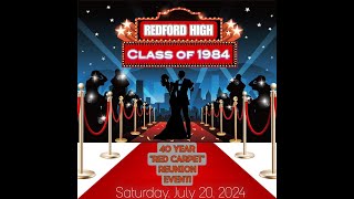 Tribute to Redford High School Class of 1984 40th year reunion [upl. by Nyrhtakyram]