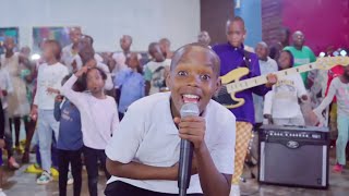 Meddy  Niyo Ndirimbo ft Adrien Misigaro performed by Sherrie Silver Foundation Kids Band [upl. by Yanahs]