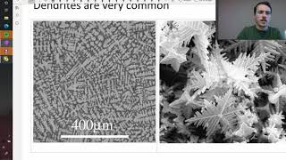 Why do dendrites form in metal alloys [upl. by Kcirdez]