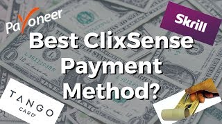 ClixSense Payment Methods  Find the Best Option for YOU [upl. by Ahsiemaj255]