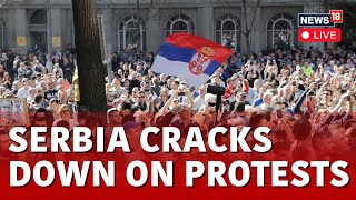 Serbia Protests Live Updates  Police Cracks Down On Protests  Protests In Serbia  Serbia LIVE [upl. by Aina]