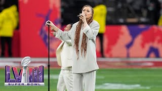 quotLift Every Voice and Singquot Performed by Andra Day at Super Bowl LVIII [upl. by Nevets]