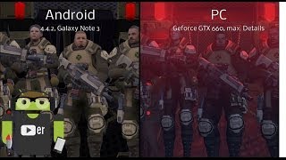 XCOM Enemy Unknown  Android vs PC  English  Graphics Controls Gameplay [upl. by Esilenna]