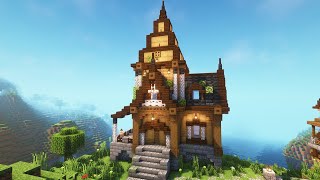 Minecraft  Medieval Weaponsmith House  Minecraft Tutorial [upl. by Anjanette]