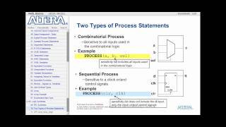 VHDL basics34 from Altera [upl. by Nolyad]