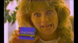 Pamprin quotMonthly Relief Productquot Period Medicine 80s Commercial [upl. by Grantland482]