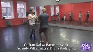 Cuban Salsa Partnerwork Yoandy amp Diana [upl. by Ashlin385]