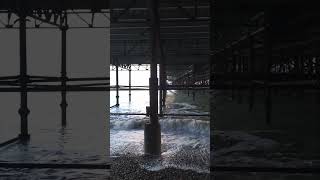 Under Hastings Pier waves [upl. by Abra]