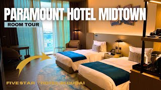 PARAMOUNT HOTEL MIDTOWN DUBAI ROOM TOUR 🇦🇪 dubai [upl. by Nive]