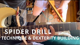 Spider Drill  Technique amp Dexterity Building [upl. by Zzabahs]