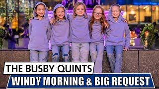 The Busby Quints Brave a Windy Day While Dad Handles an Unexpected Request  OutDaughtered [upl. by Ciapha]