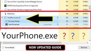 YourPhoneexe Windows 10  How to Remove YourPhone Process Permanently [upl. by Niu]