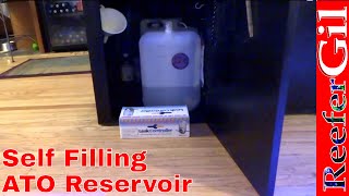 DIY Auto Top Off Reservoir Saltwater Aquarium [upl. by Forrester508]