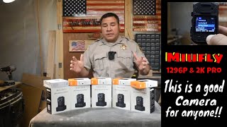 Miufly 1296P 64GBPolice Body Camera  Unboxin Tutorial Best Price For Lawenforcement or citizens [upl. by Patsis]