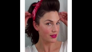 6 PIN UP looks for BEGINNERS  QUICK and EASY VINTAGE RETRO hairstyles  Fitfully Vintage [upl. by Aierdna]