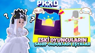 PK XDDE ESKİ OYUNCULARIN SAHİP OLDUĞU EŞYALAR PART 2  pkxd [upl. by Derf201]