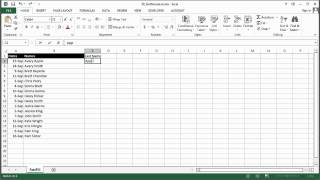 How to Sort a Name List by Same Names in MS Excel  Using Excel amp Spreadsheets [upl. by Kaile]