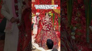 We Did It Moment 😭❤️ Must Watch Video ❤️ wedding shaadi emotional rajatswati couplegoals [upl. by Marie-Jeanne]