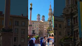 Unveiling Marienplatz Munichs Iconic Rathaus shorts munich germany [upl. by Goldi]