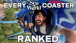 Riding amp RANKING Every SeaWorld Orlando Roller Coaster [upl. by Redmer]