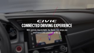 Honda Civic 4 Door Connected Driving Experience [upl. by Ogden]