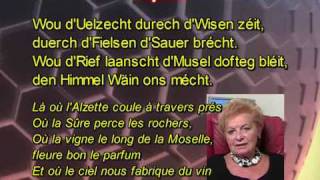 apprendre le luxembourgeois Clip21 Lulling Lëtzebuerger Nationalhymn ons heemecht  Eise Papp am Himmel [upl. by Eisler614]