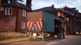 Burrell Showmans Engine No 3526  Lightning II Bedford to the New Forest [upl. by Eiliah]