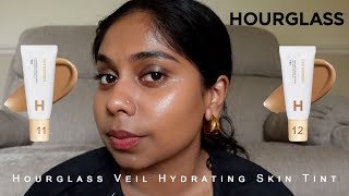 Hourglass Veil Hydrating Skin Tint Swatches  shade 11 amp 12 [upl. by Leicam]