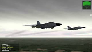 Strike Fighters 2 F111C Airfield Strike [upl. by Hay459]