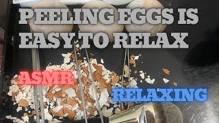 peel the shiny eggs 2 asmr relaxing [upl. by Meldon]