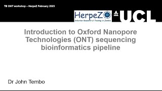 Basic bioinformatics for Oxford Nanopore sequencing data analysis [upl. by Nael]