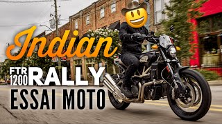 Essai Indian FTR 1200  Mon premier test gros cube au style amérindien 🦅 [upl. by Meldon600]