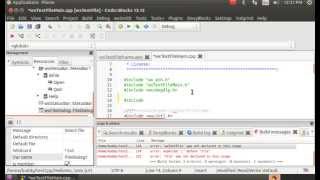CodeBlocks  wxWidgets  wxSmith read text file [upl. by Tadashi]