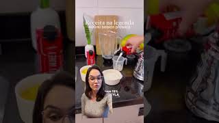 4 ovos 400ml bebida proteica 40g coco ralado sem açúcar Asse em banhomaria a 200°C por 50 min [upl. by Aicelet96]