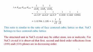 Determination of crystal structure of NaCl on the basis of Braggs Equation [upl. by Sharona]