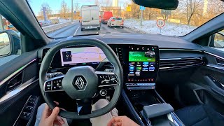 2024 Renault ESPACE esprit Alpine  ETech full hybrid 200hp FWD   POV Test Drive  Consumption [upl. by Estevan]