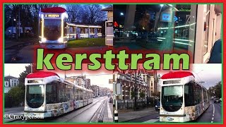 RET Kersttram in Rotterdam Citadis 2115 van 2014 [upl. by Silirama]