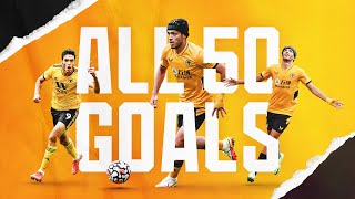 RAUL JIMENEZ 50 GOALS FOR WOLVES  EVERY RJ9 GOAL [upl. by Kilan757]