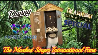 The Masked Singer UK  Dunny  Im a Celebrity Special 2023 [upl. by Kinchen]