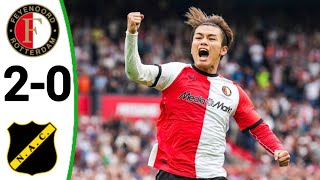 Feyenoord vs NAC Breda 20 All Goals and Extended Highlights [upl. by Ladnyc]