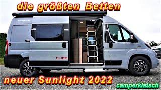 Wohnmobil Neuheiten 2022 🔥 Sunlight Cliff 600 RT Adventure Edition❗️KastenwagenCamper Test Roomtour [upl. by Eirac]