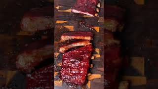 Smoked ribs on a gas grill [upl. by Adnic]