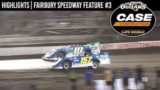 World of Outlaws CASE Late Models at Fairbury Speedway Feature 3  July 29 2022  HIGHLIGHTS [upl. by Cy]