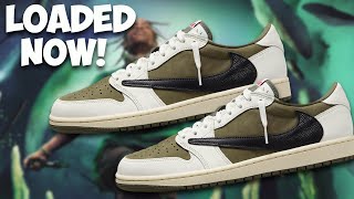 LOADED Travis Scott Jordan 1 Medium Olives GOING LIVE SOON [upl. by Einneb504]