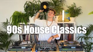 Oldschool 90s House Classics Mix  100 Vinyl Set [upl. by Breger]