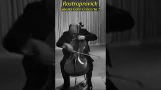 Rostropovich  Shostakovich Cello Concerto No 1 in Eflat major Op 107 [upl. by Xel]