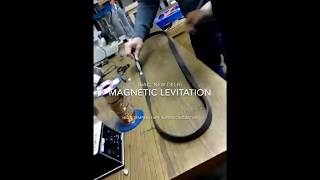 Demonstration of magnetic Levitation of Superconductor for MAGLEV Trains [upl. by Hut]